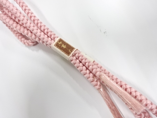 未使用品　正絹　手組帯締め